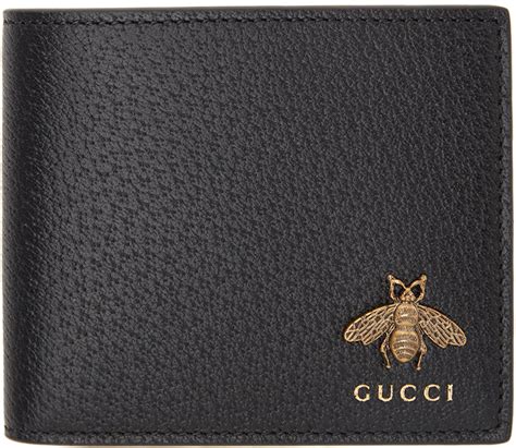 gucci black bee wallet|gucci bee wallet for sale.